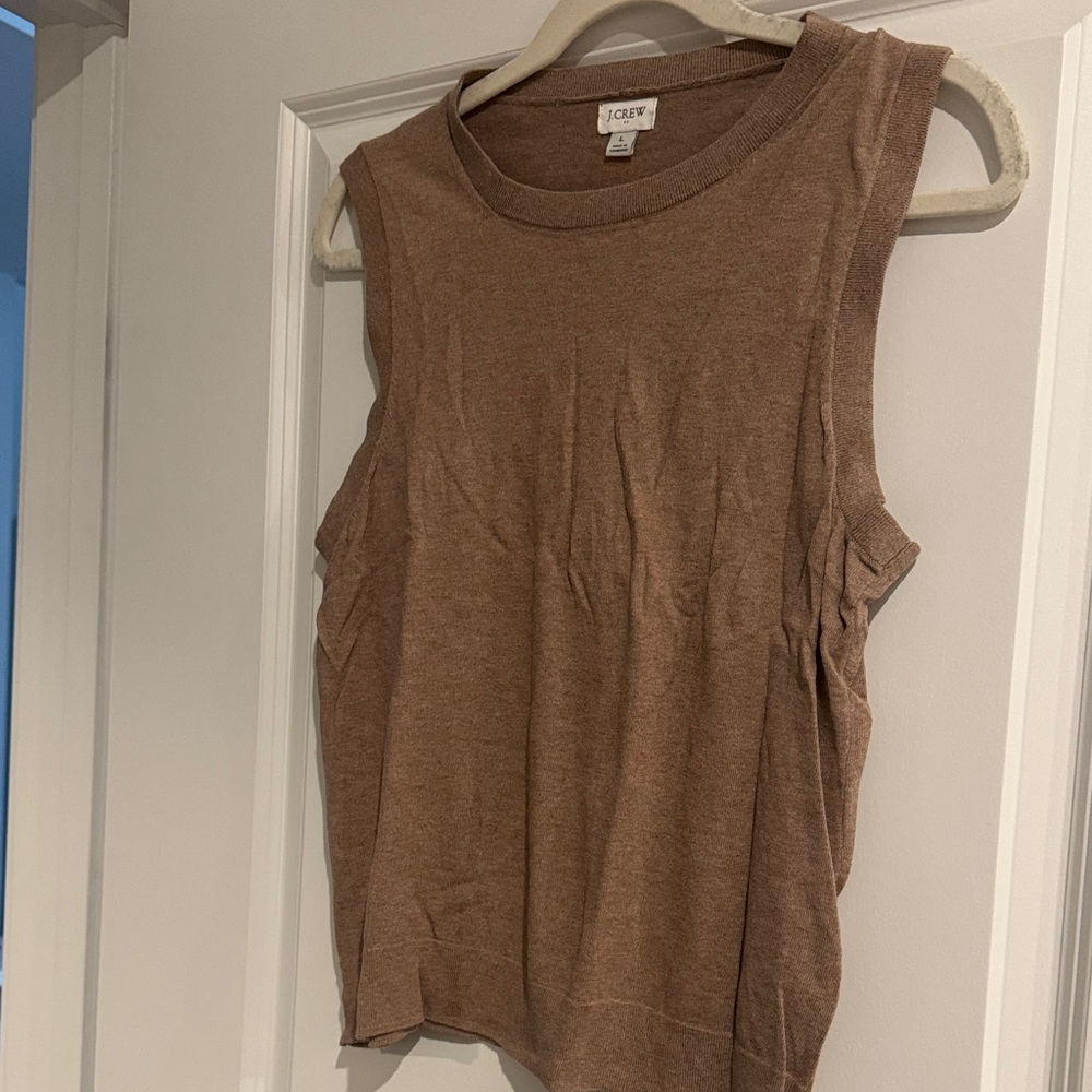 J. Crew Women's Tan Muscle Tee